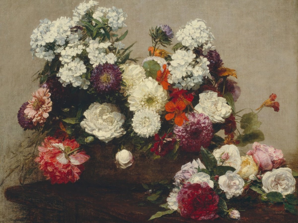 Still Life with Flowers | Henri Fantin - Latour | Ave Legato Art Prints