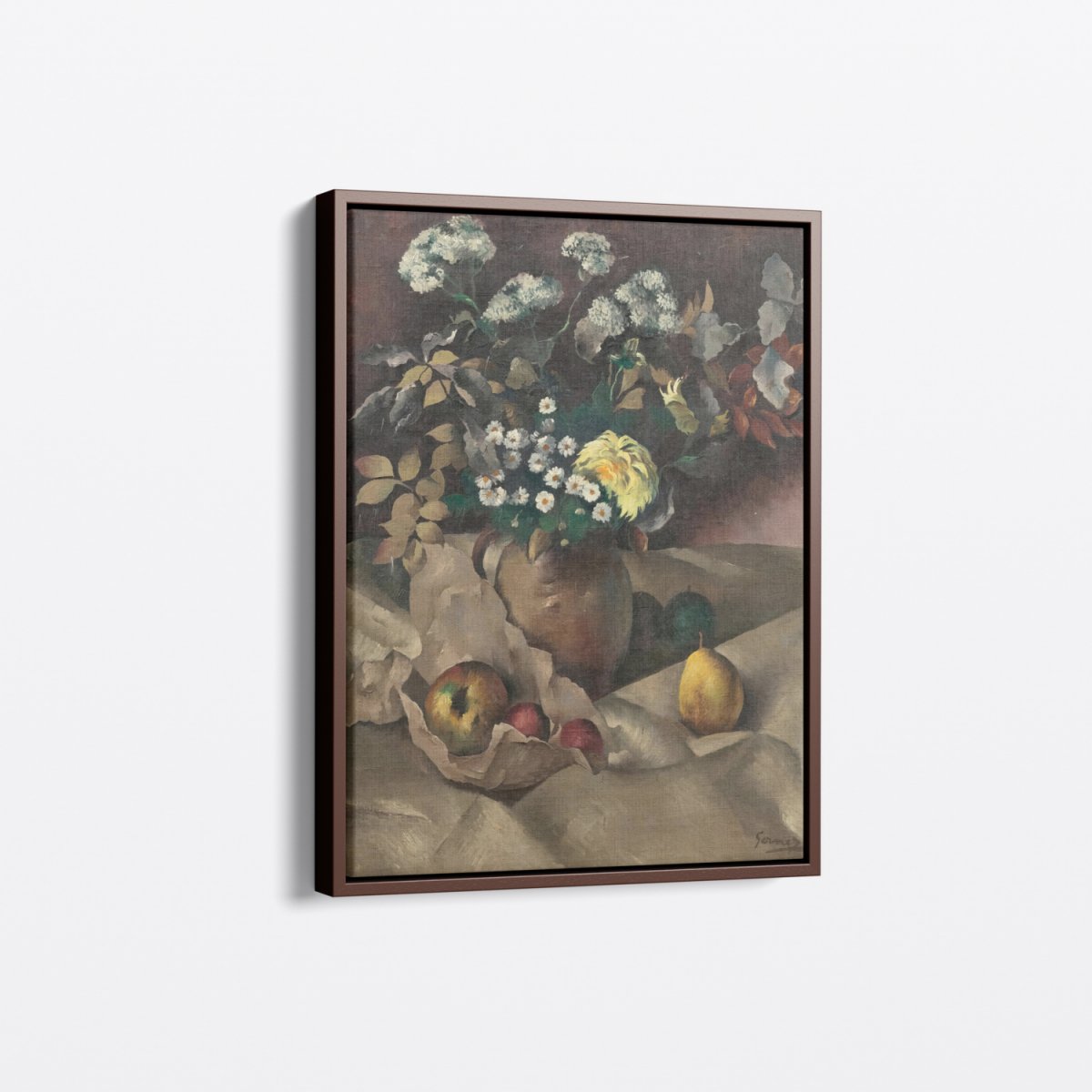 Still Life with Flowers, Pears and Apples | Paul - Elie Gernez | Ave Legato Art Prints