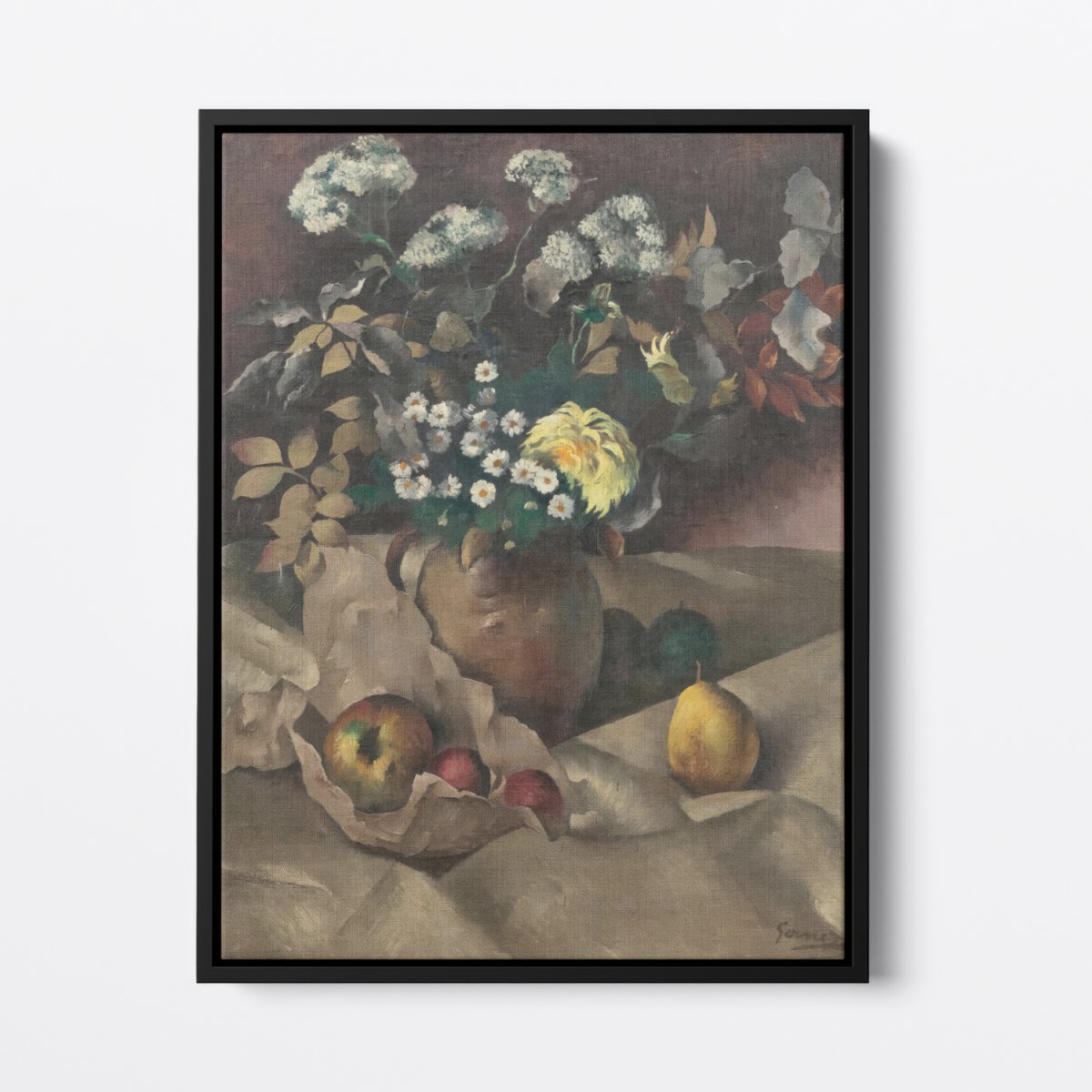 Still Life with Flowers, Pears and Apples | Paul - Elie Gernez | Ave Legato Art Prints