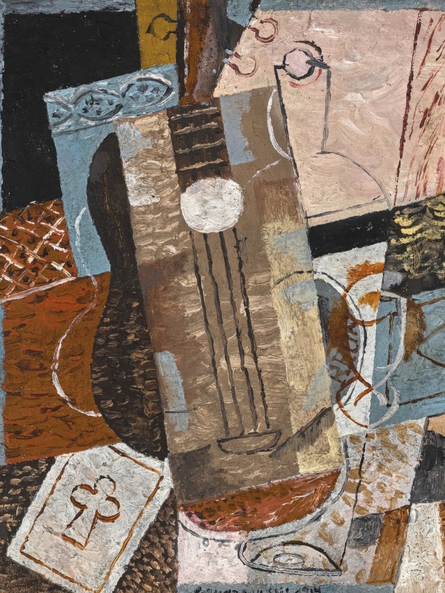 Still Life with Guitar II | Louis Marcoussis | Ave Legato Art Prints