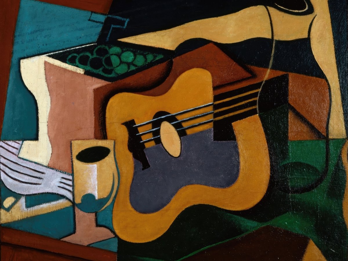 Still Life with Guitar | Juan Gris | Ave Legato Art Prints