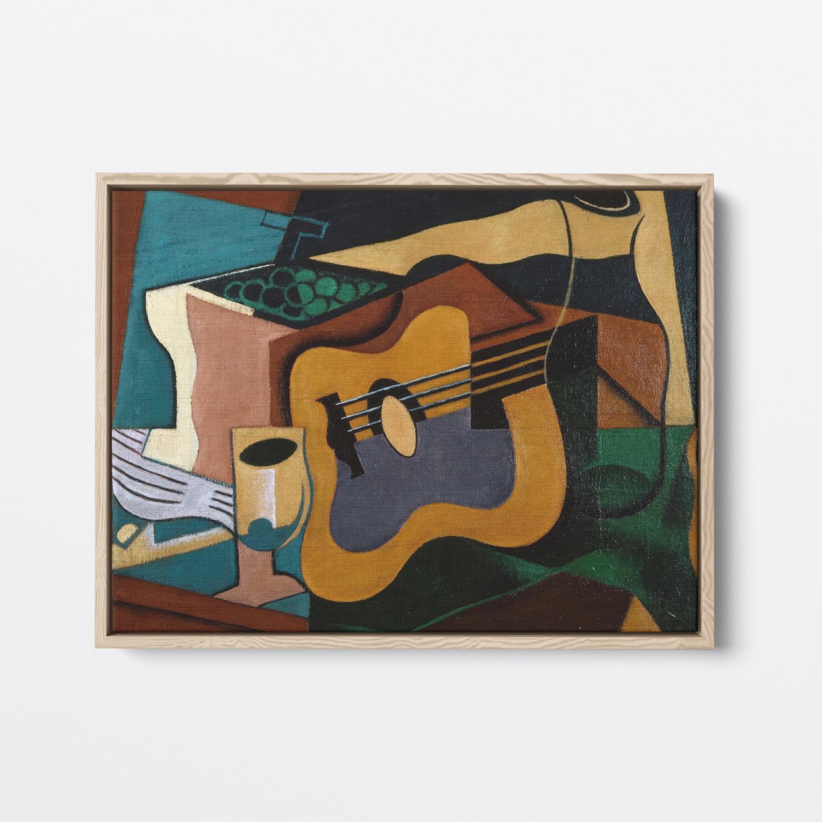 Still Life with Guitar | Juan Gris | Ave Legato Art Prints