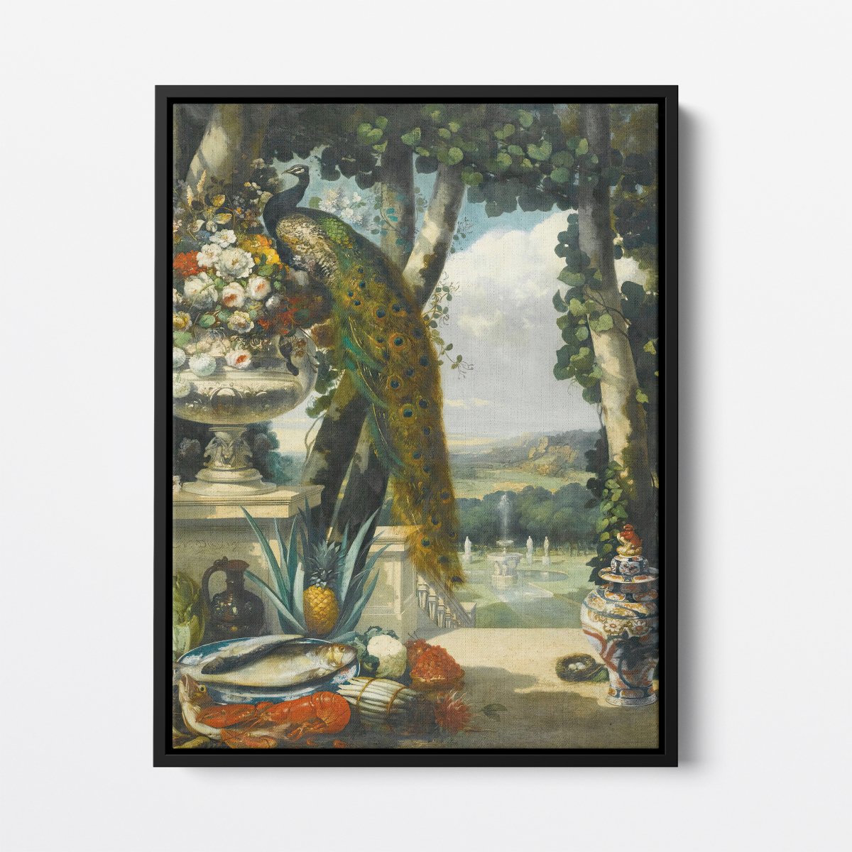 Still Life with Peacock | Narcisse Virgilio Díaz | Ave Legato Art Prints