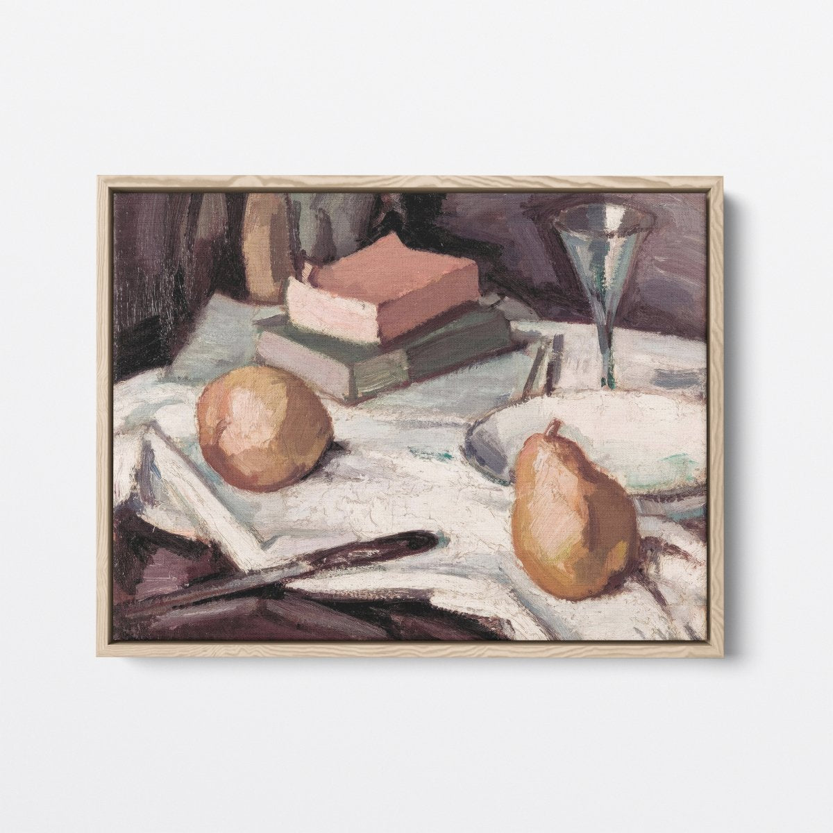 Still Life with Pears and Wineglass | Samuel Peploe | Ave Legato Art Prints