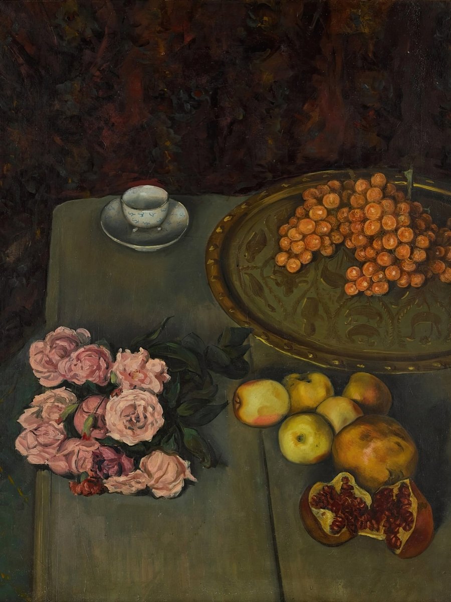 Still Life with Roses and Fruits | Émile Bernard | Ave Legato Art Prints