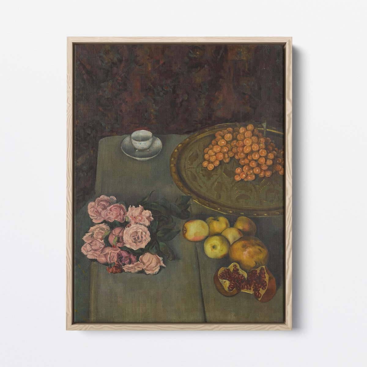 Still Life with Roses and Fruits | Émile Bernard | Ave Legato Art Prints