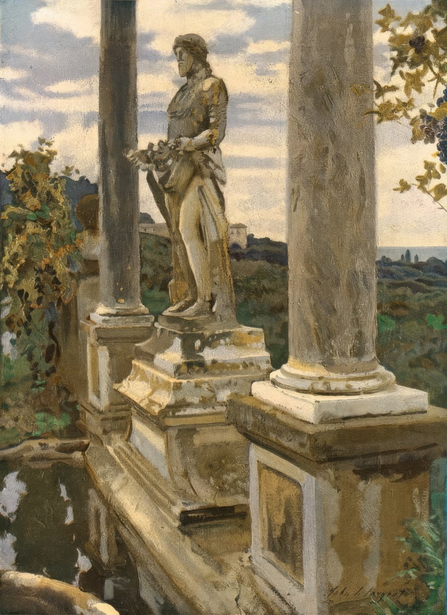 Stoic Villa Statue | John Sargent | Ave Legato Art Prints