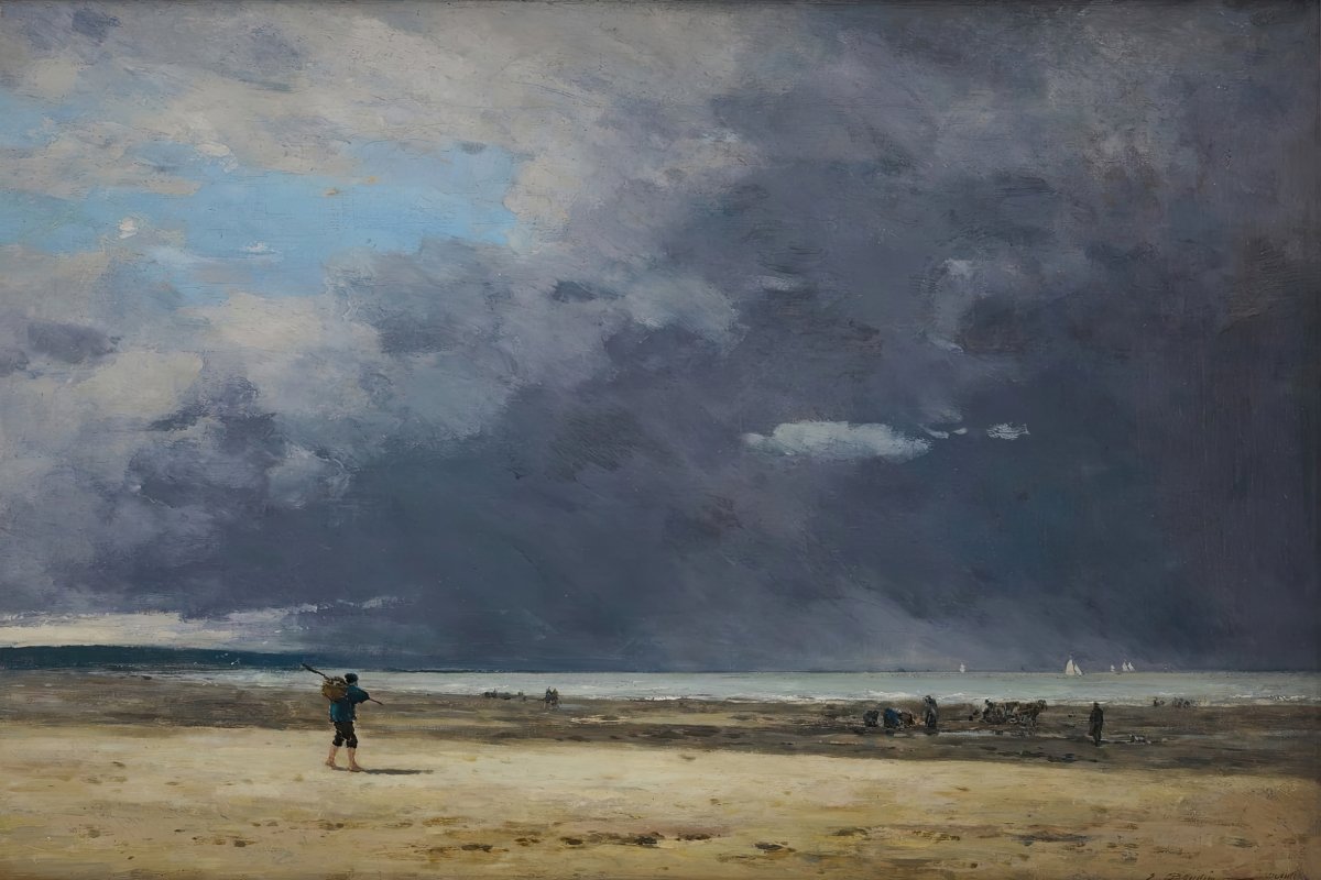 Stormy Day at Deauville | Eugène Boudin | Ave Legato Art Prints