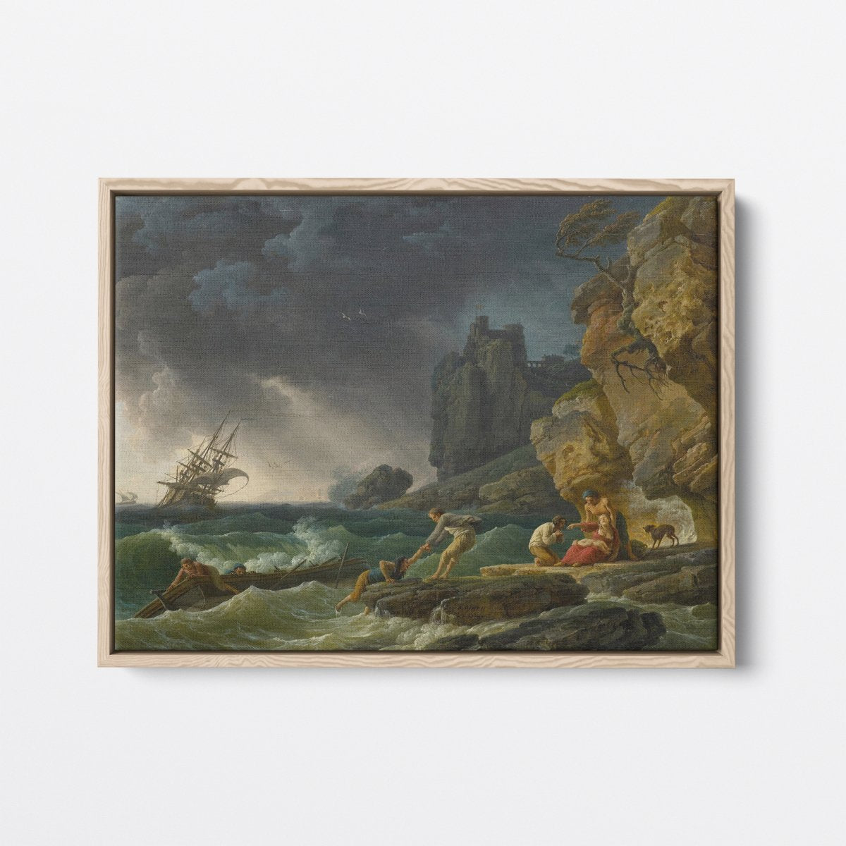 Stormy Sea with Shipwreck | Claude Vernet | Ave Legato Art Prints