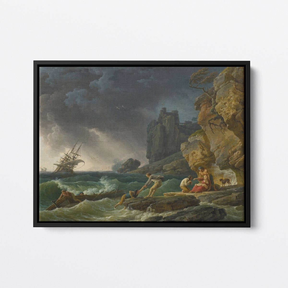 Stormy Sea with Shipwreck | Claude Vernet | Ave Legato Art Prints