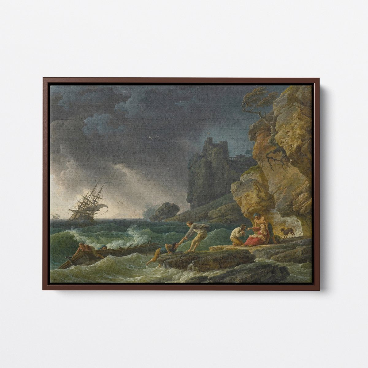 Stormy Sea with Shipwreck | Claude Vernet | Ave Legato Art Prints