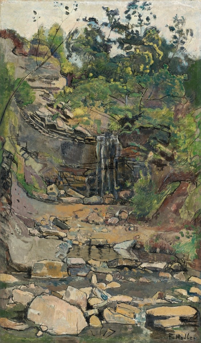 Stream Waterfall | Ferdinand Hodler | Ave Legato Art Prints