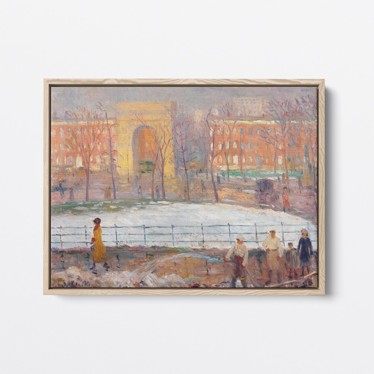 Street Cleaners, Washington Square | William Glackens | Ave Legato Art Prints