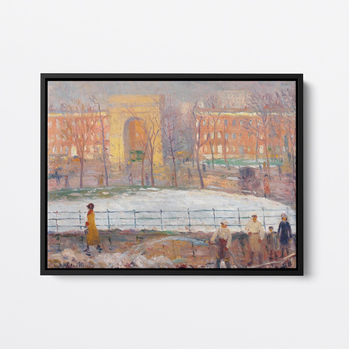 Street Cleaners, Washington Square | William Glackens | Ave Legato Art Prints