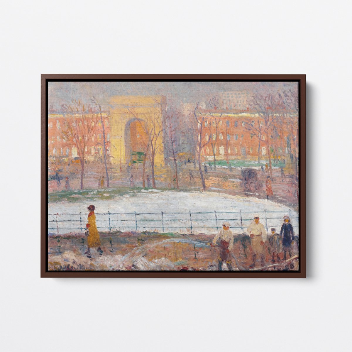 Street Cleaners, Washington Square | William Glackens | Ave Legato Art Prints