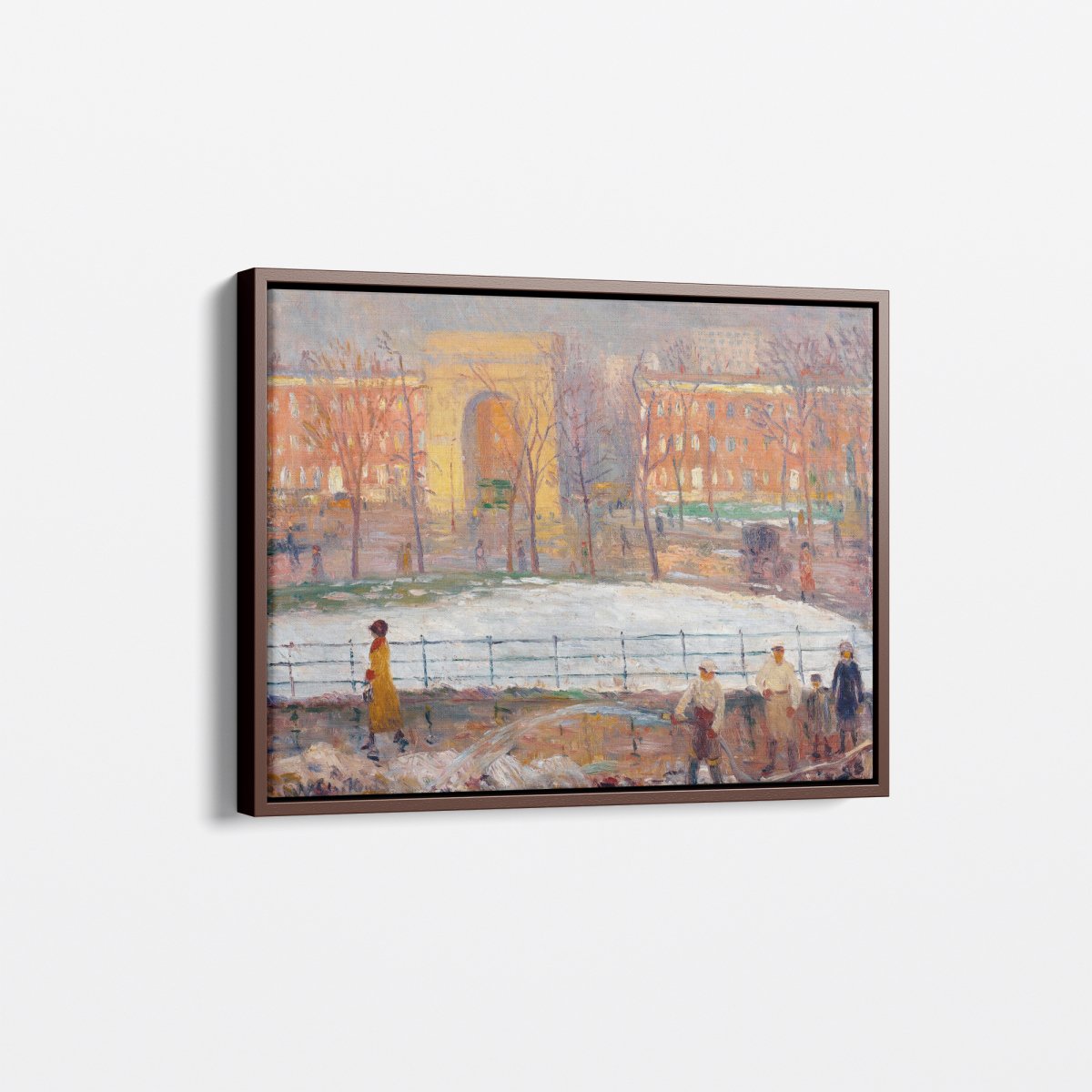 Street Cleaners, Washington Square | William Glackens | Ave Legato Art Prints