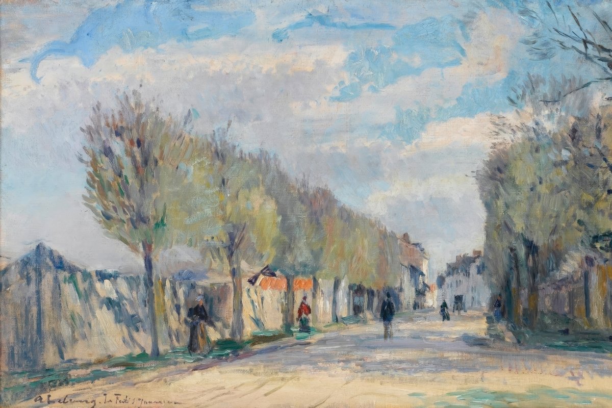 Street in La Ferté - sous - Jouarre | Albert Lebourg | Ave Legato Art Prints