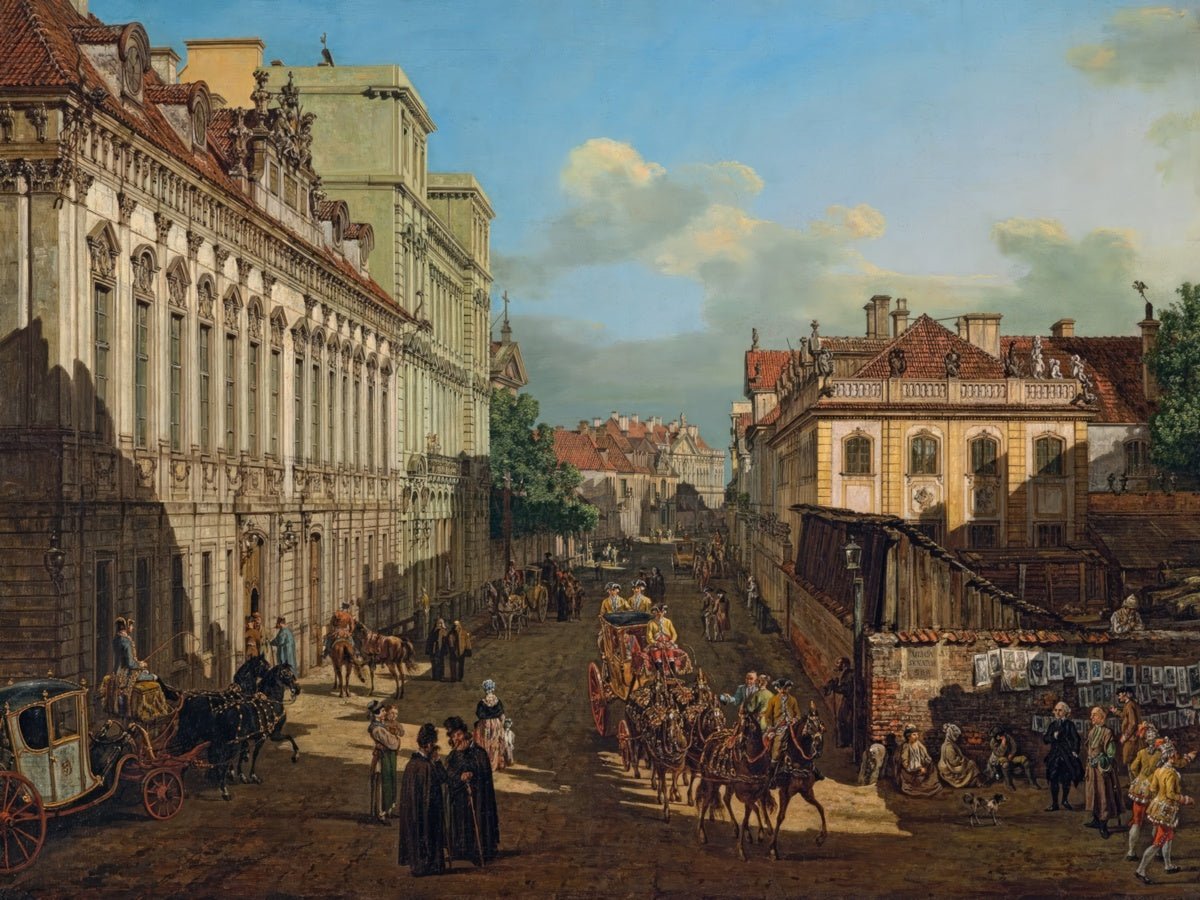 Street in Warsaw | Bernardo Bellotto | Ave Legato Art Prints