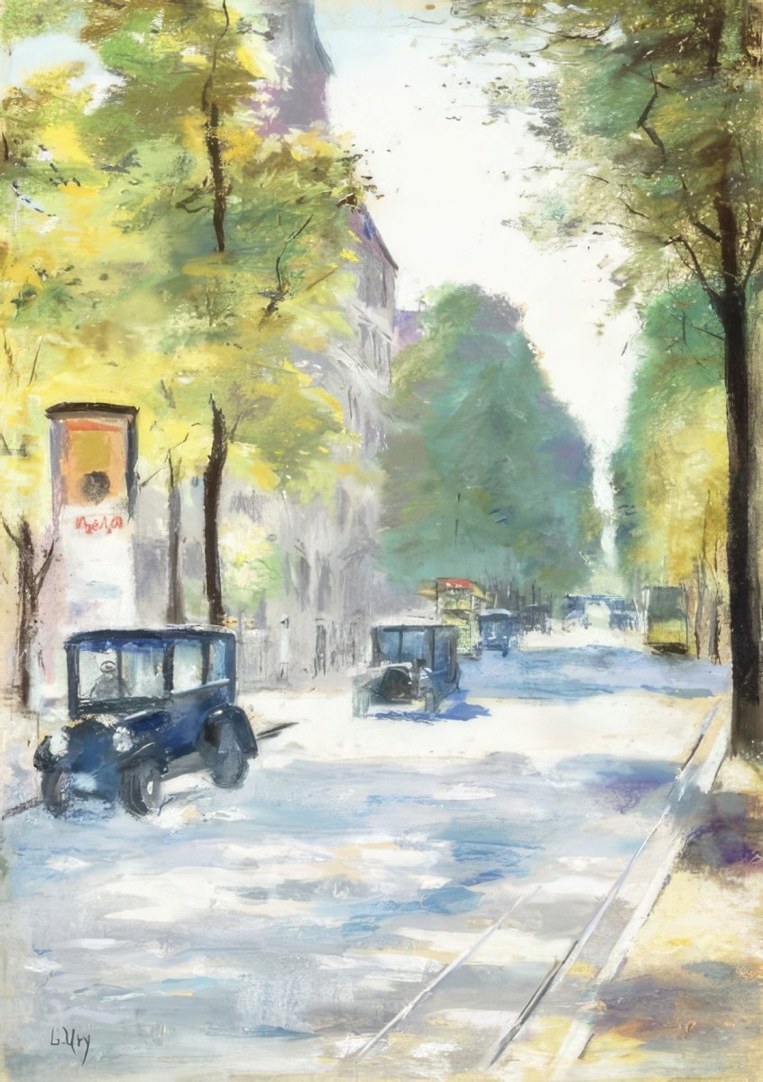 Street Scene | Lesser Ury | Ave Legato Art Prints