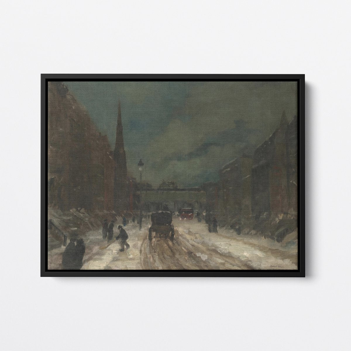 Street Scene with Snow | Robert Henri | Ave Legato Art Prints