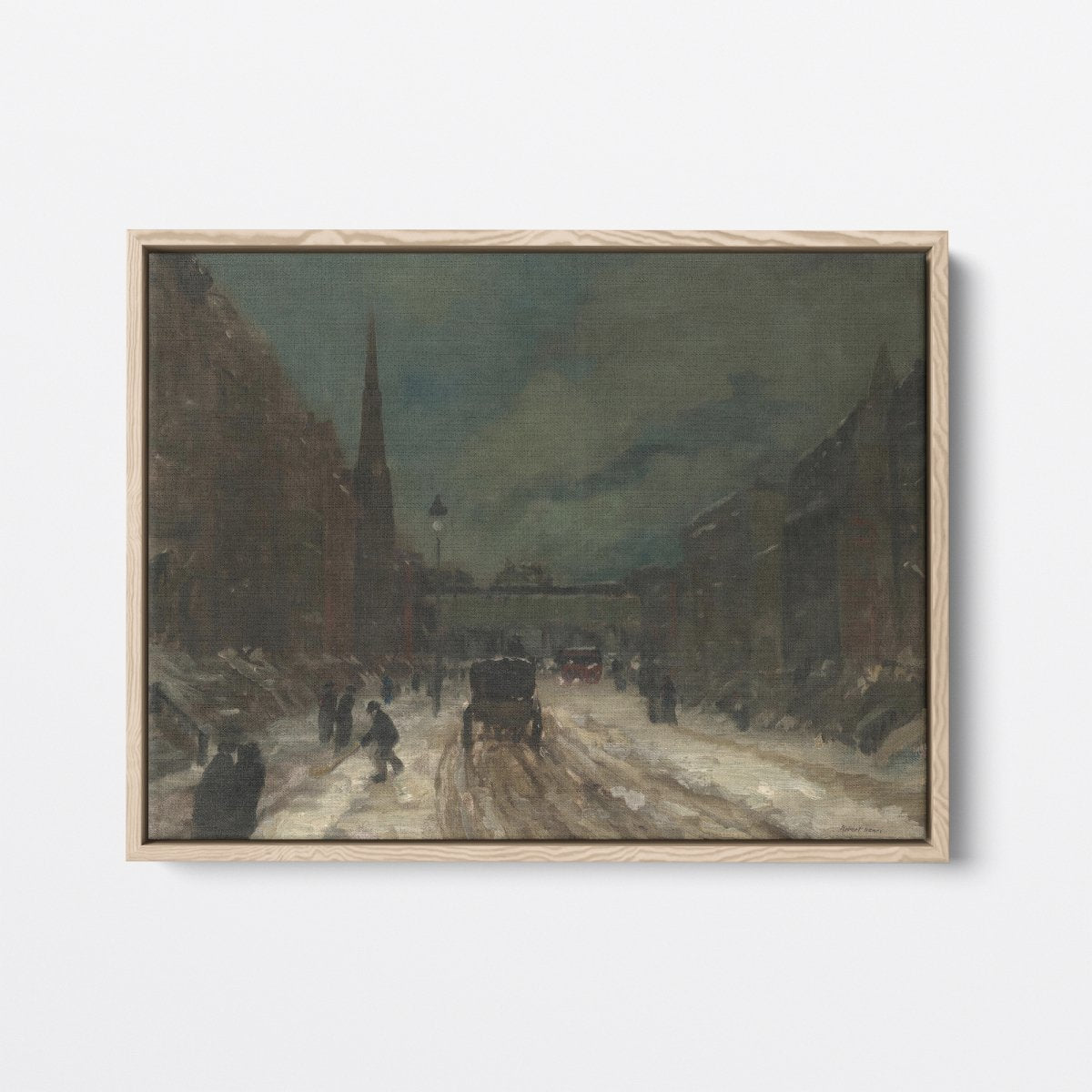 Street Scene with Snow | Robert Henri | Ave Legato Art Prints