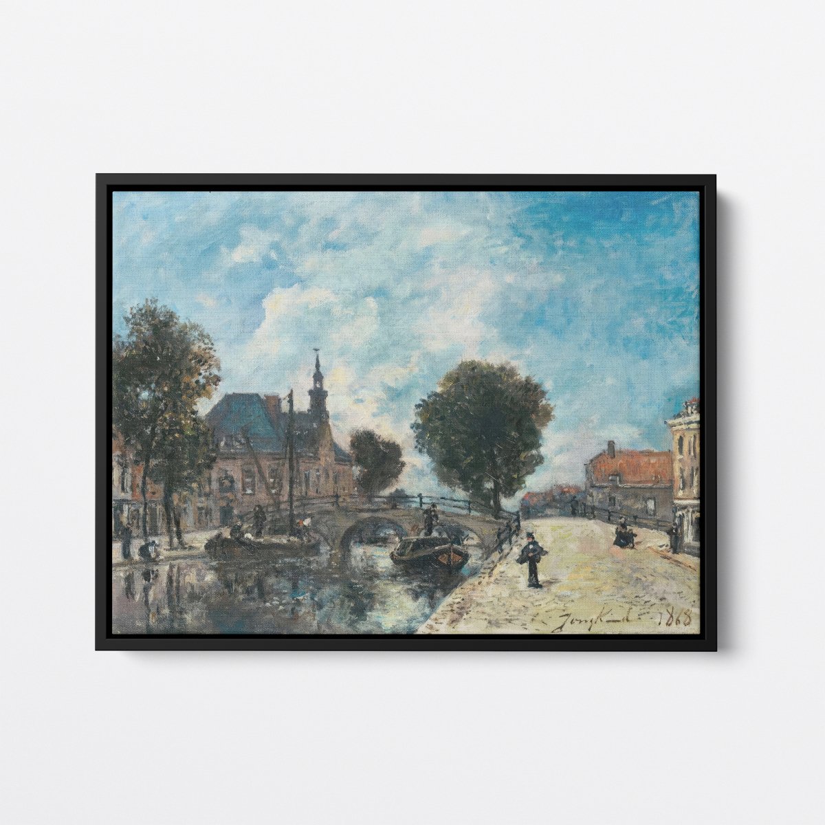 Streets in The Hague | Johan Jongkind | Ave Legato Art Prints