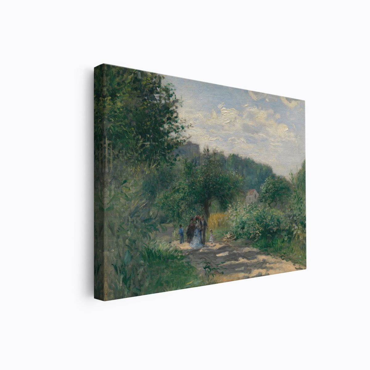 Stroll in Louvenciennes | Pierre Renoir | Ave Legato | Canvas Art Prints | Vintage Artwork