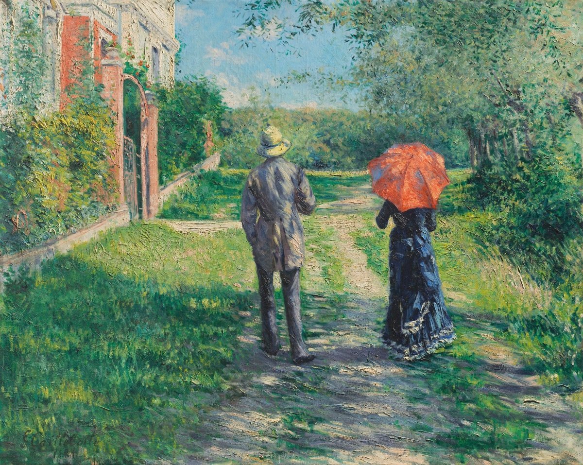 Strolling Together | Gustave Caillebotte | Ave Legato Art Prints