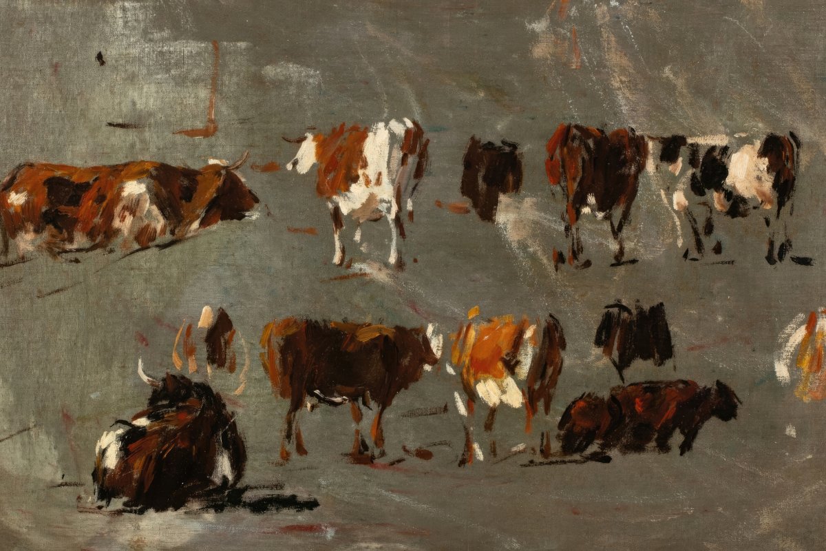 Study of Cows | Eugène Boudin | Ave Legato Art Prints