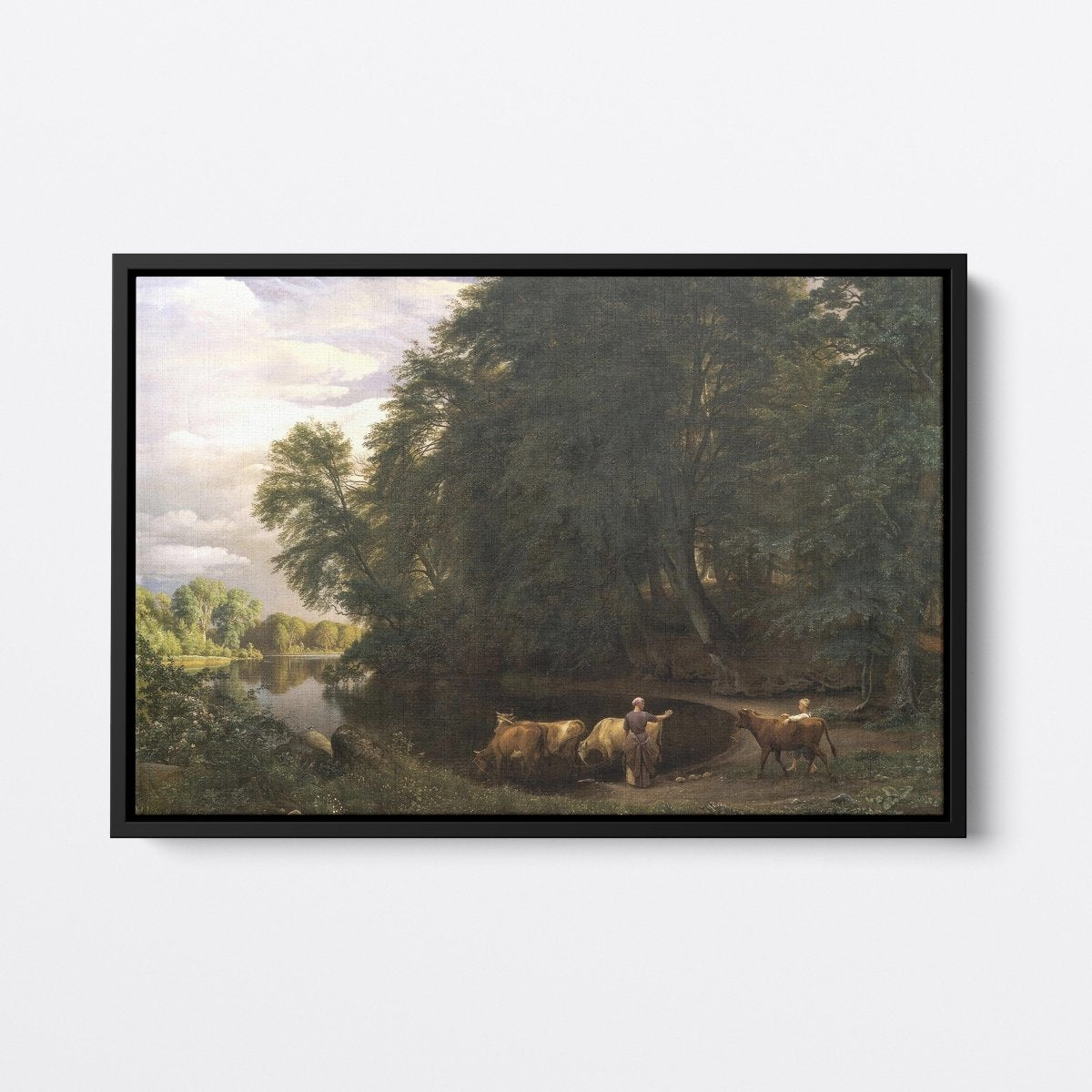 Summer Afternoon by an Inland Lake | P.C. Skovgaard | Ave Legato Art Prints