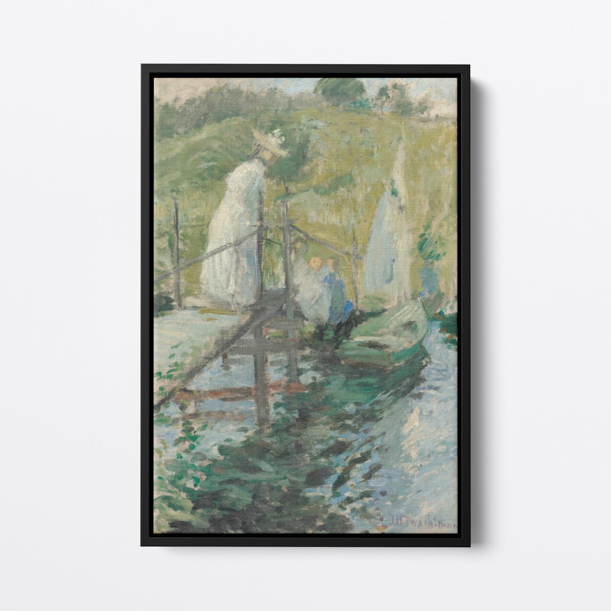 Summer Afternoon (Figures on a Bridge) | John Twachtman | Ave Legato Art Prints