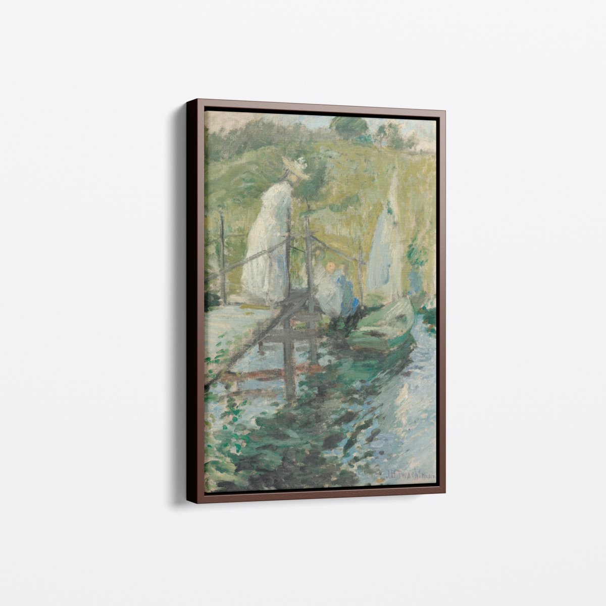 Summer Afternoon (Figures on a Bridge) | John Twachtman | Ave Legato Art Prints