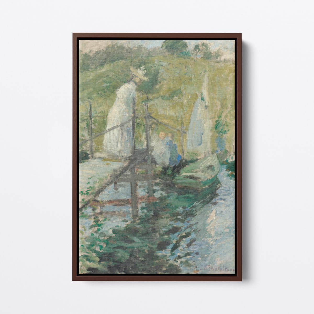 Summer Afternoon (Figures on a Bridge) | John Twachtman | Ave Legato Art Prints