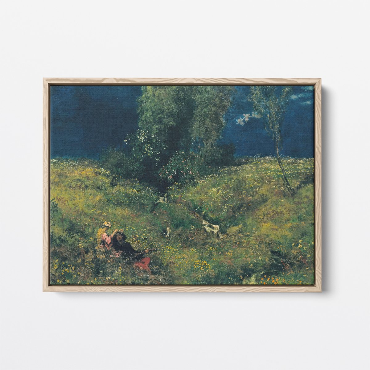 Summer Courting | Hans Thoma | Ave Legato | Canvas Art Prints | Vintage Artwork