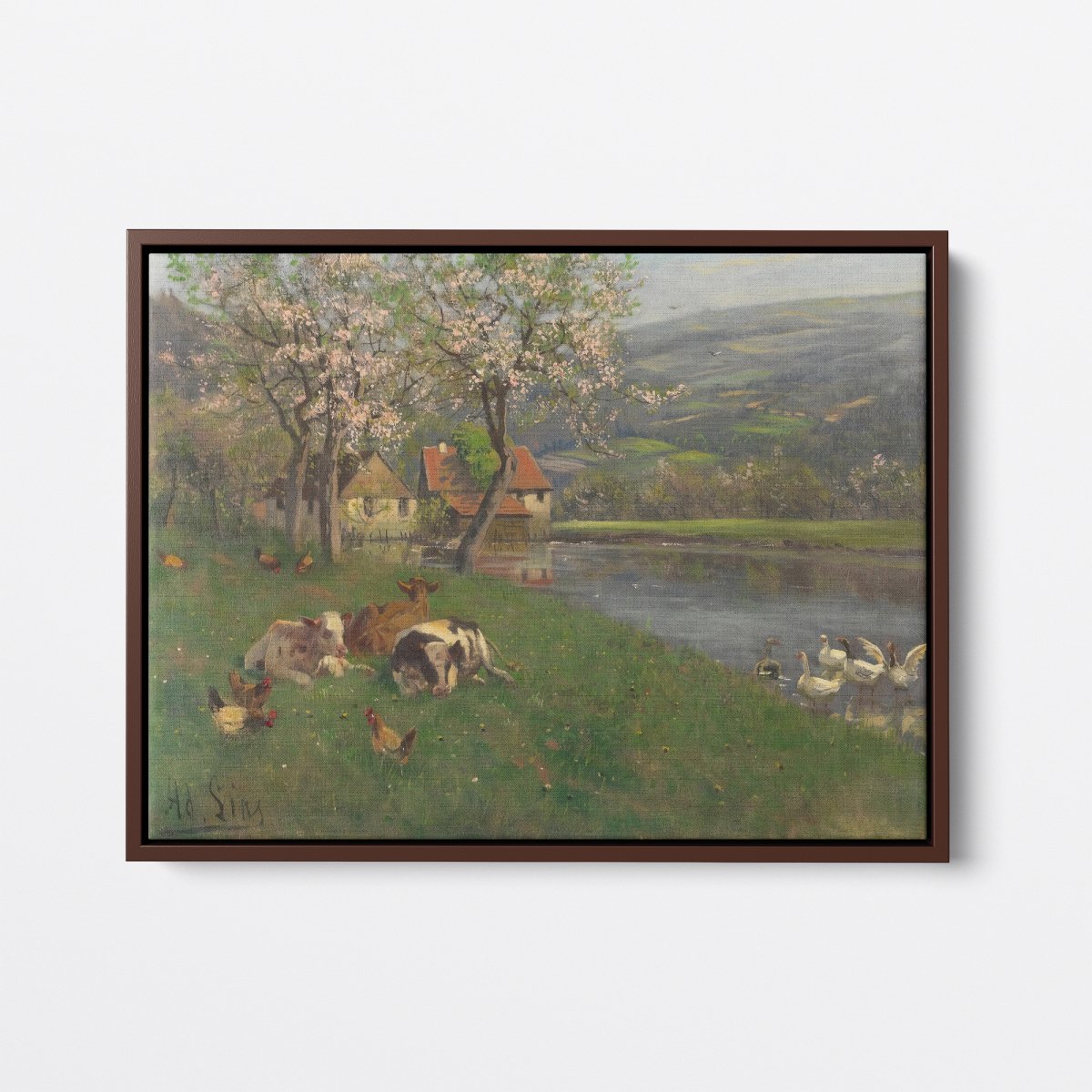 Summer Day at the Lake | Adolf Lins | Ave Legato Art Prints