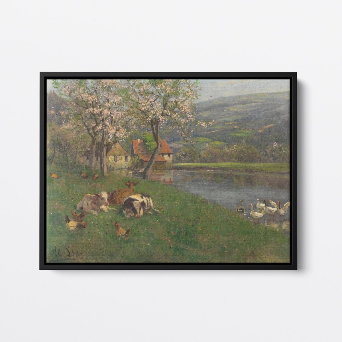 Summer Day at the Lake | Adolf Lins | Ave Legato Art Prints