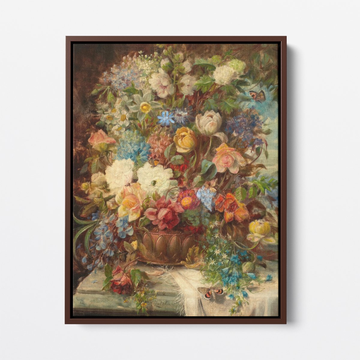 Summer Flowers on a Ledge | Hans Zatzka | Ave Legato Art Prints