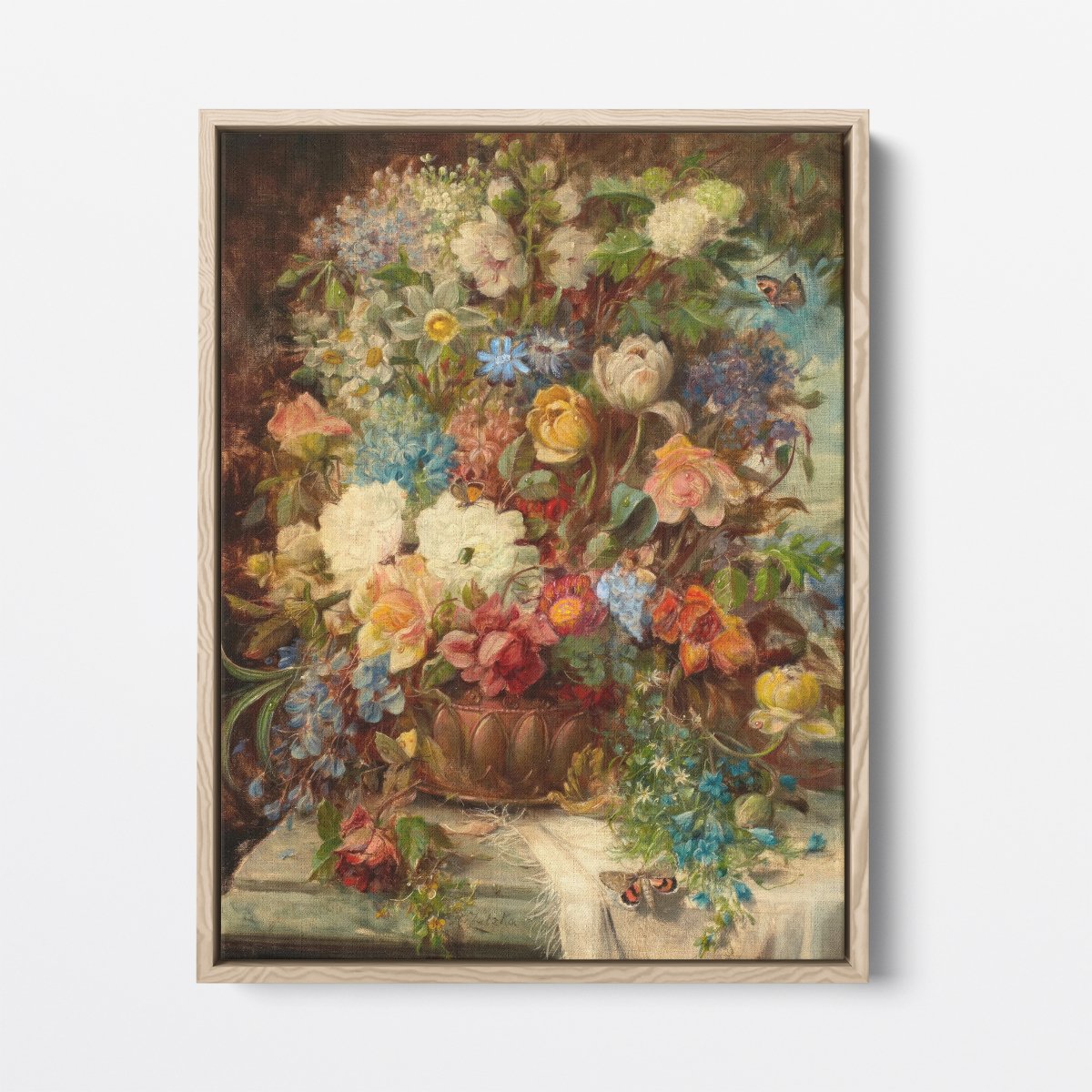 Summer Flowers on a Ledge | Hans Zatzka | Ave Legato Art Prints