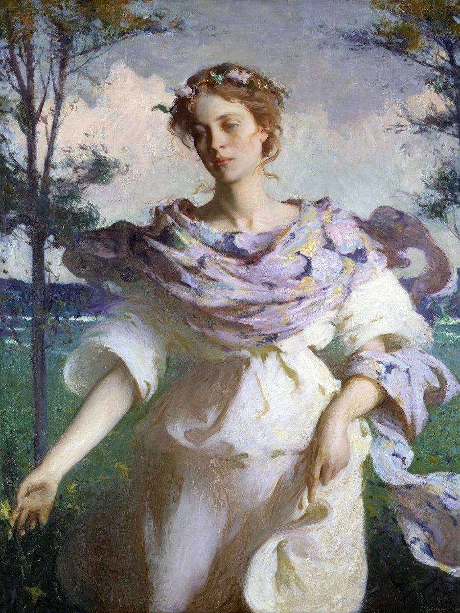 Summer Portrait (1890) | Frank Weston Benson | Ave Legato Art Prints