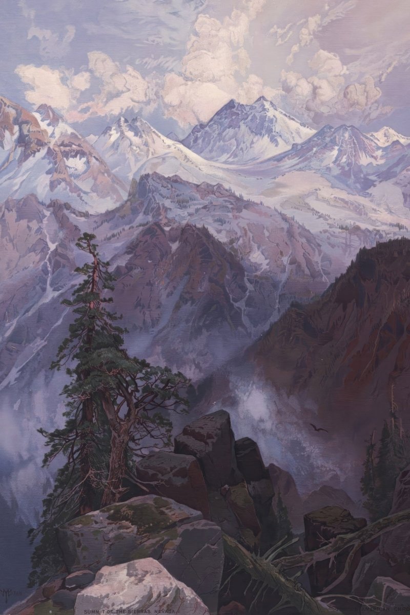 Summit of the Sierra Nevada | Thomas Moran | Ave Legato Art Prints