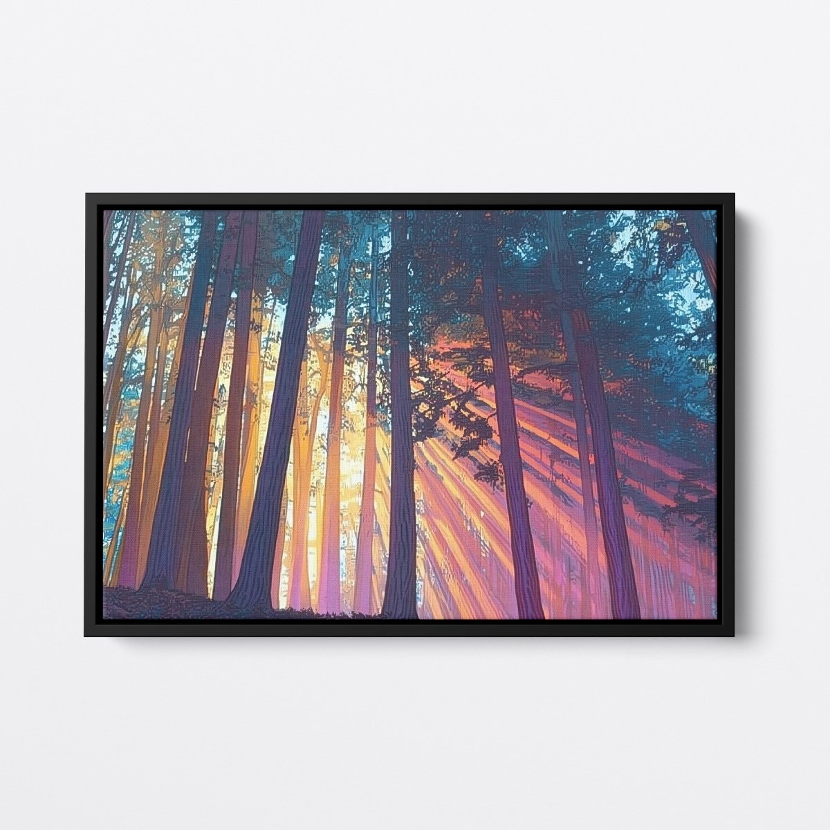 Sunlight Through Tall Pines | Ave Legato | Ave Legato Art Prints