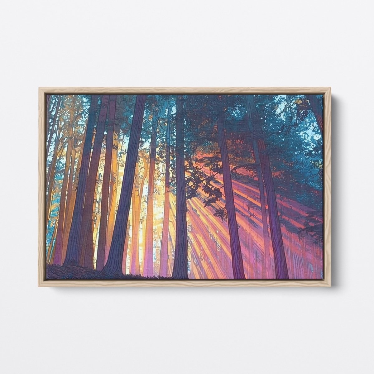 Sunlight Through Tall Pines | Ave Legato | Ave Legato Art Prints