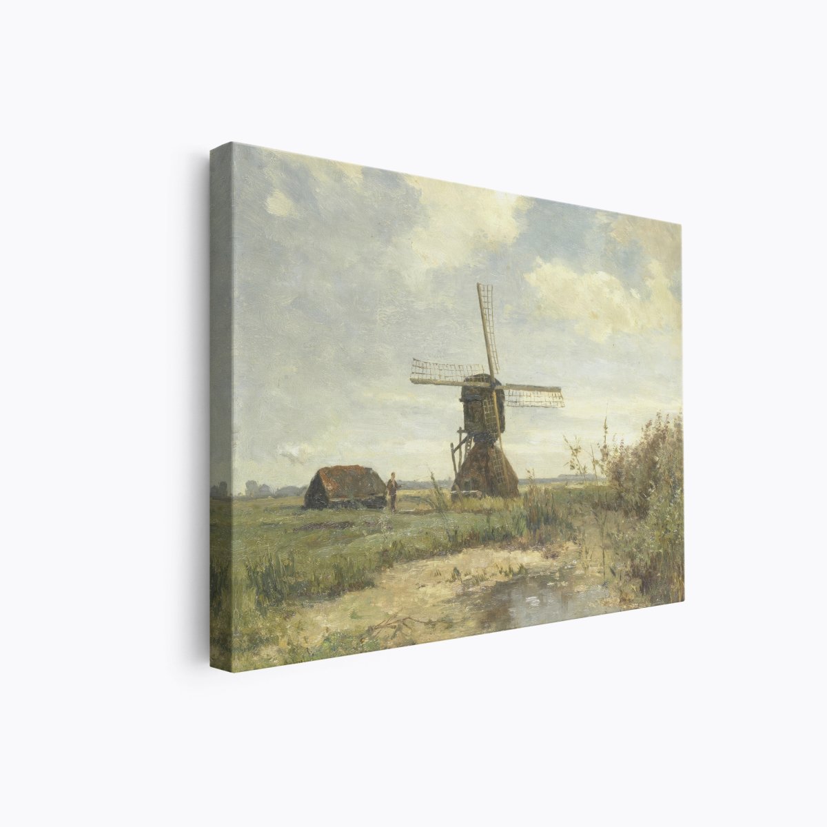 Sunny Day, Windmill on a Waterway | Paul Gabriël | Ave Legato Art Prints