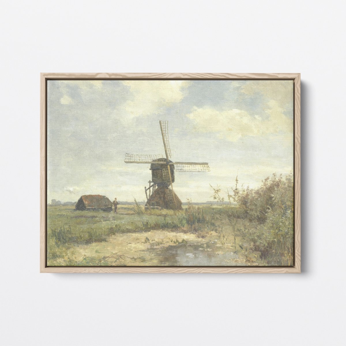 Sunny Day, Windmill on a Waterway | Paul Gabriël | Ave Legato Art Prints