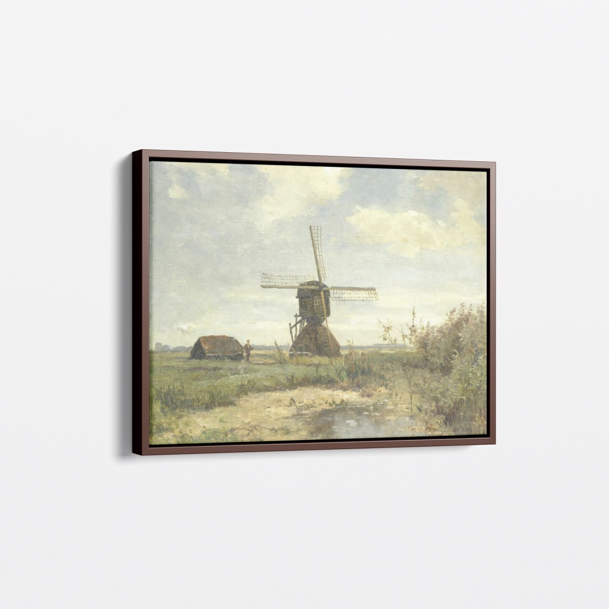 Sunny Day, Windmill on a Waterway | Paul Gabriël | Ave Legato Art Prints