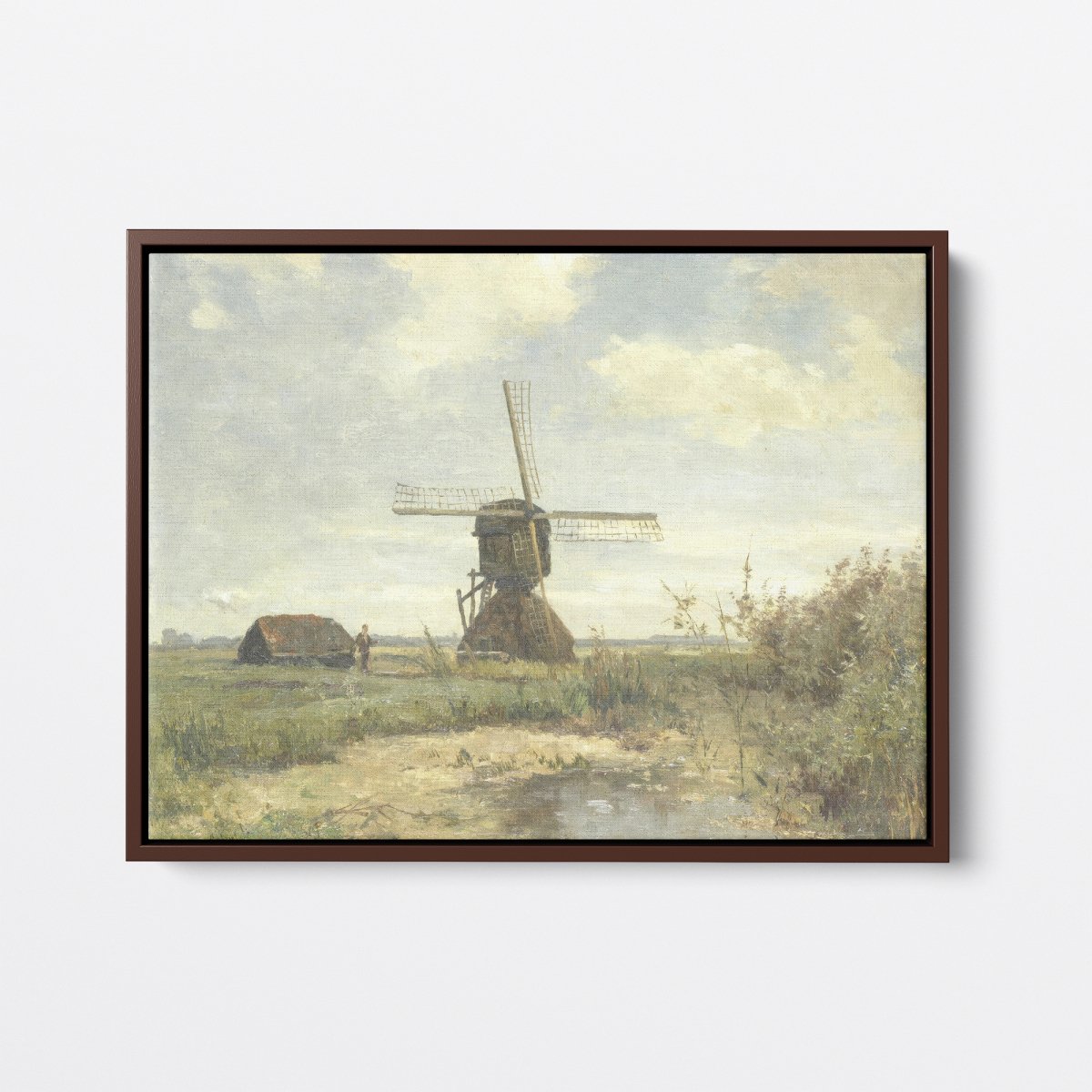 Sunny Day, Windmill on a Waterway | Paul Gabriël | Ave Legato Art Prints