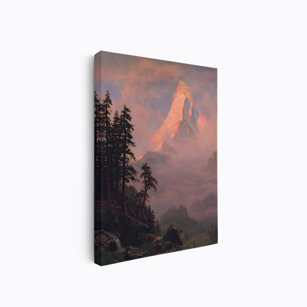 Sunrise on the Matterhorn | Albert Bierstadt | Ave Legato Art Prints