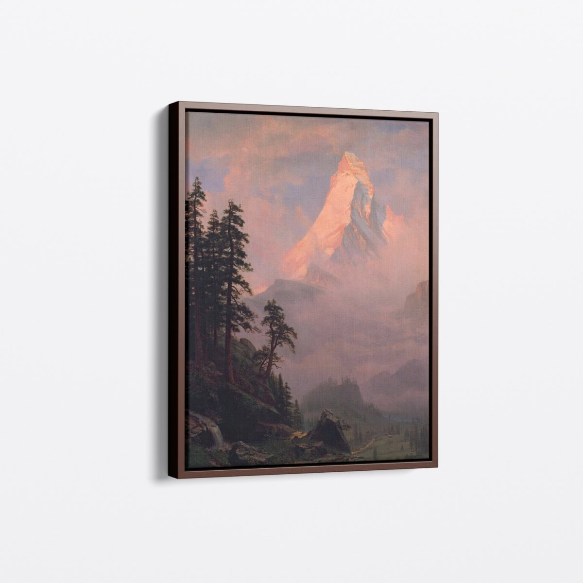 Sunrise on the Matterhorn | Albert Bierstadt | Ave Legato Art Prints