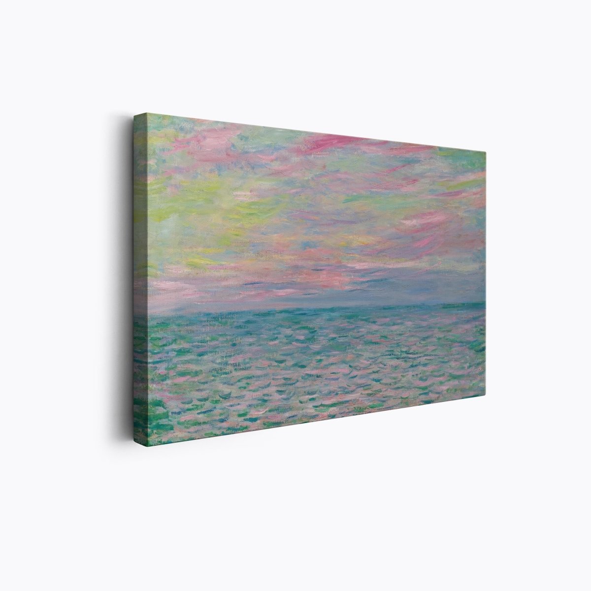 Sunset at Pourville, Open Sea | Claude Monet | Ave Legato Art Prints