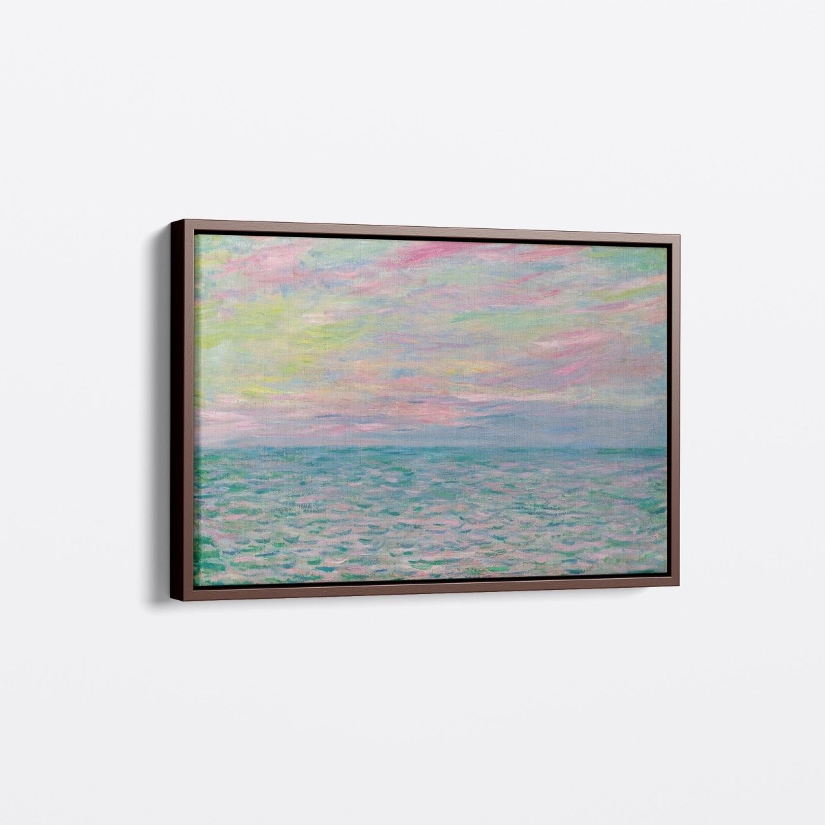 Sunset at Pourville, Open Sea | Claude Monet | Ave Legato Art Prints